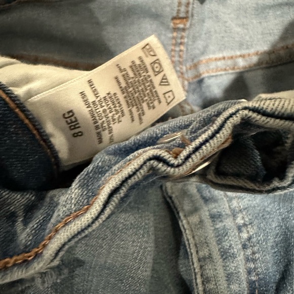 Aeropostale Light Blue Distressed Skinny Jeans - Picture 4 of 7